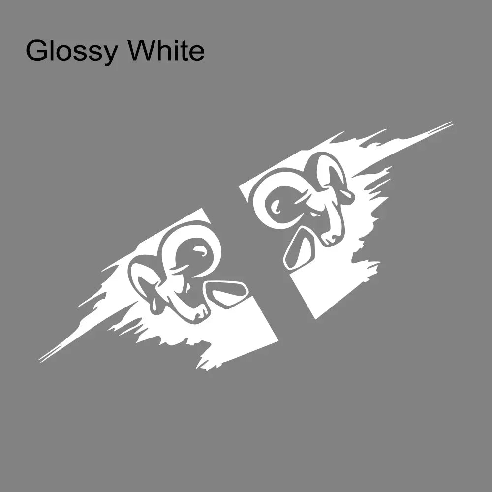 2Pcs Racing Stripes Bed Stickers For Dodge RAM Hemi 1500 2500 3500 Rebel Auto Truck Trunk DIY Decor Decals Vinyl Cover