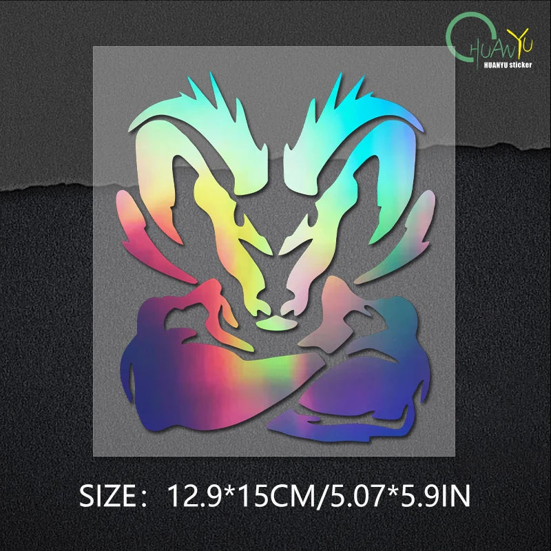 Cool Ram Car Stickers Automobiles Motorcycles Exterior Accessories Vinyl Decals for Bmw Audi Ford Honda Window