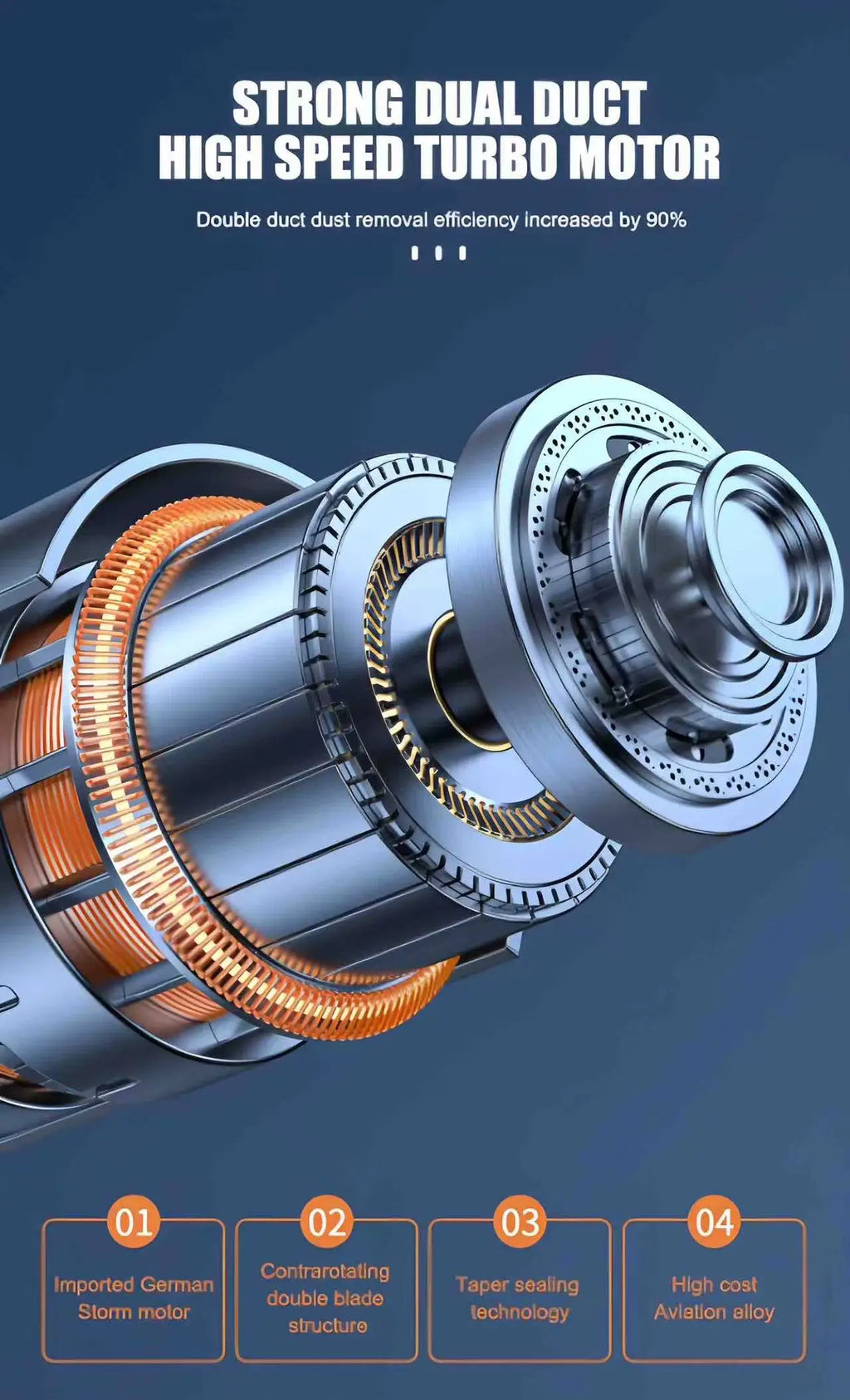 Mini Handheld Cordless Vacuum Cleaner Air Duster Wireless Dust Blower Portable Rechargeable Air Cleaner Vacuum For Car Home