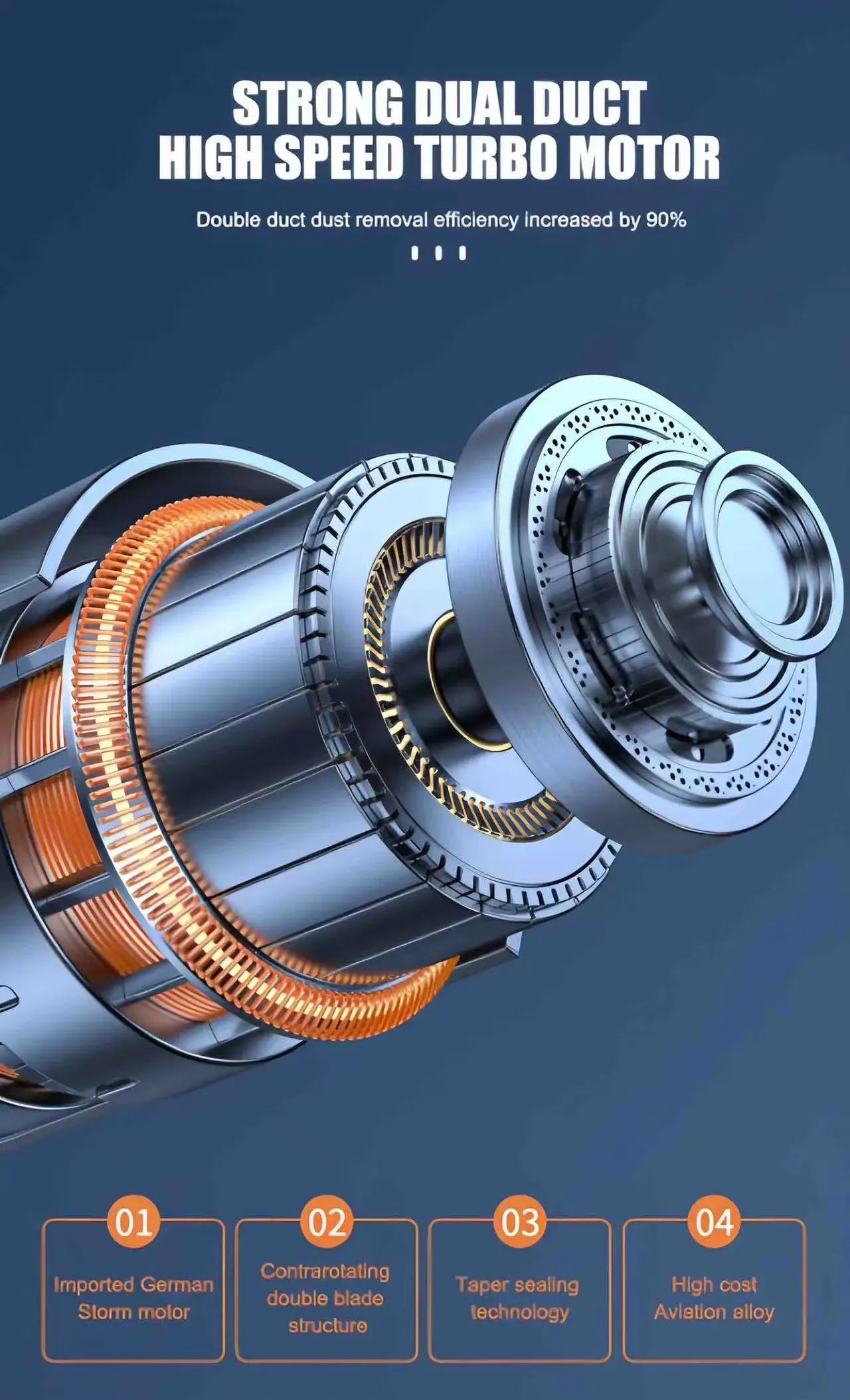 Mini Handheld Cordless Vacuum Cleaner Air Duster Wireless Dust Blower Portable Rechargeable Air Cleaner Vacuum For Car Home