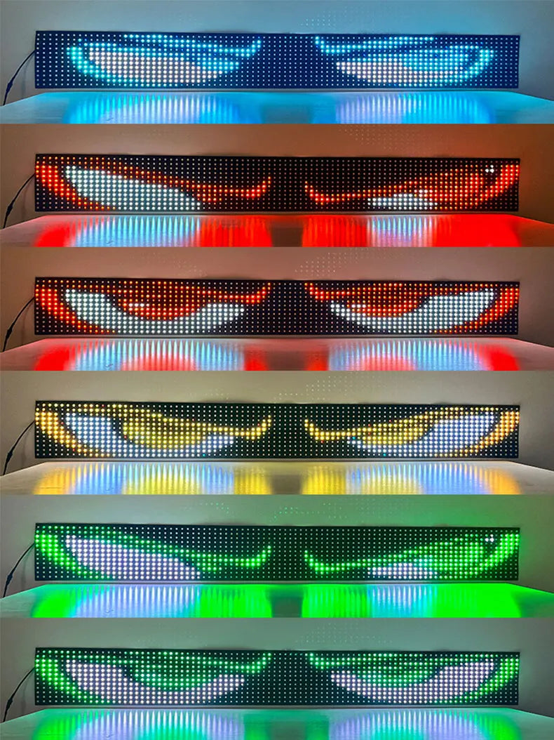 Custom LED Devil Eye Panel– Your Truck, Your Message