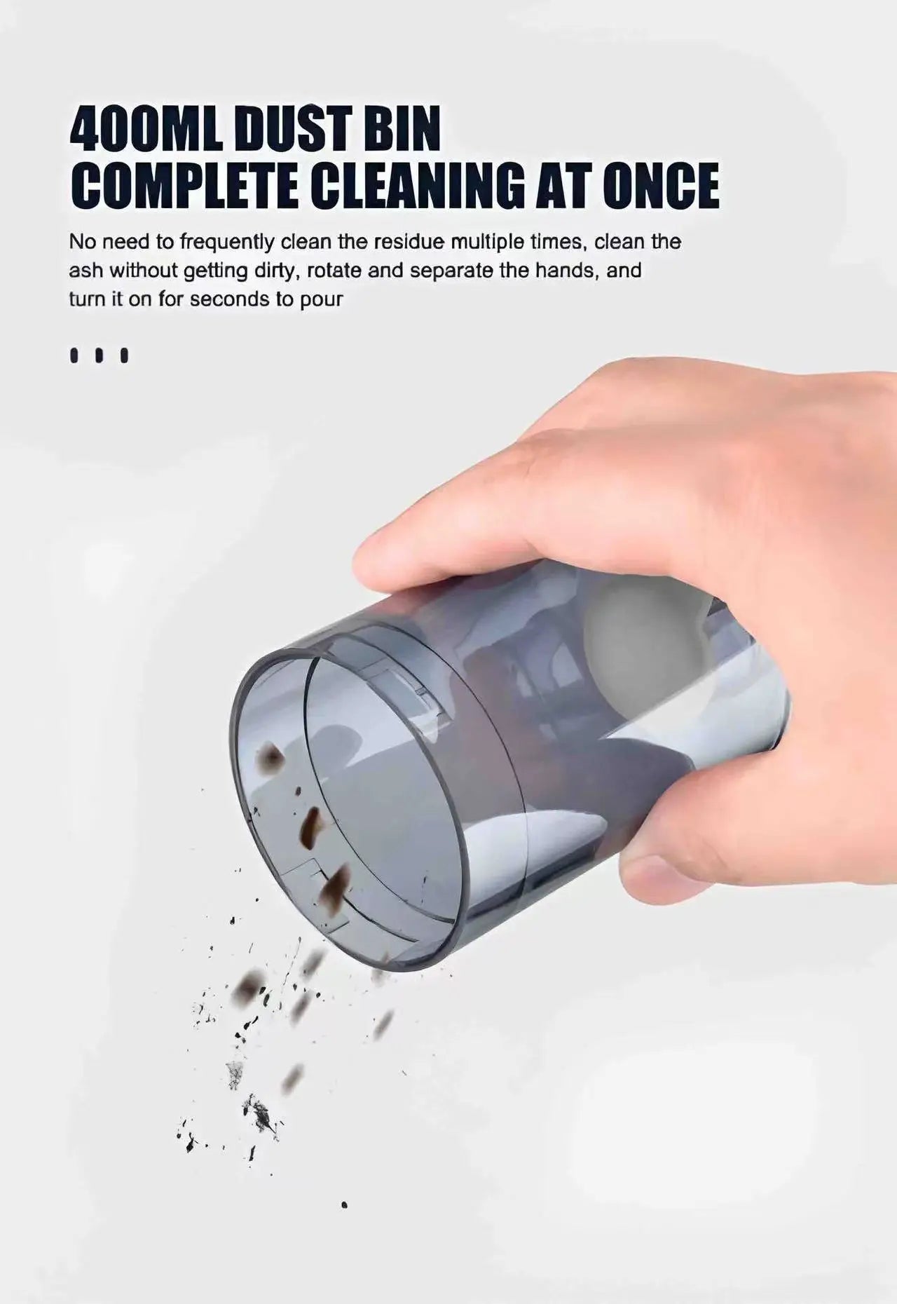 Mini Handheld Cordless Vacuum Cleaner Air Duster Wireless Dust Blower Portable Rechargeable Air Cleaner Vacuum For Car Home