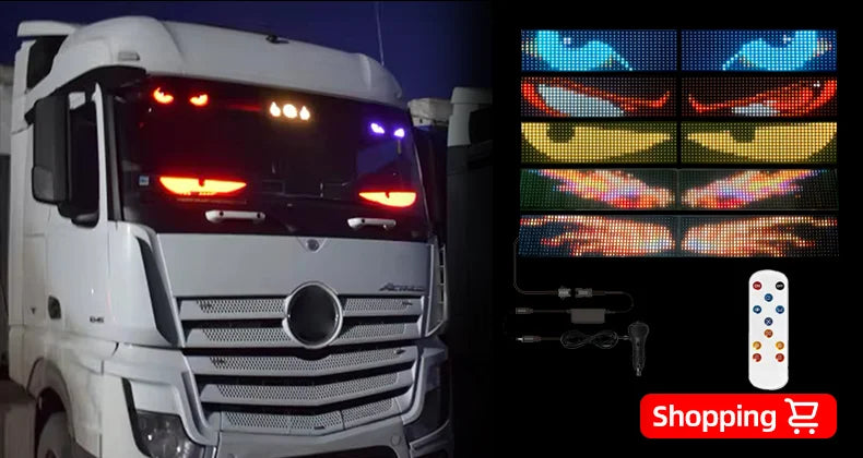 Custom LED Devil Eye Panel– Your Truck, Your Message